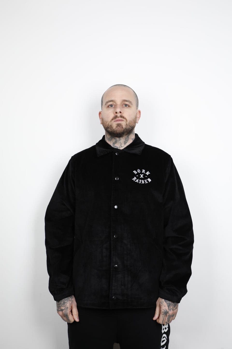 Born X Raised Zine Corduroy Coach Jacket